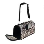 Сумка-переноска для животных "Белый тигр", размер S, 37,5 х 17 х 22 см - Фото 2