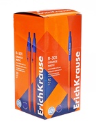 Ручка шариковая ErichKrause. R-301 Matic Orange, автоматическая, синий стержень, узел 0.7 мм - Фото 11