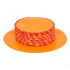 Карнавальная шляпа из картона, р. 56-58, цвет оранжевый - Фото 1