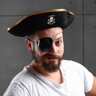 Шляпа пирата «Настоящий пират», р-р 55-57 см - Фото 6