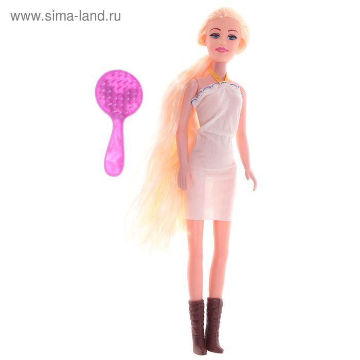 Кукла "Оленька" с длинными волосами, с аксессуарами, МИКС - Фото 1