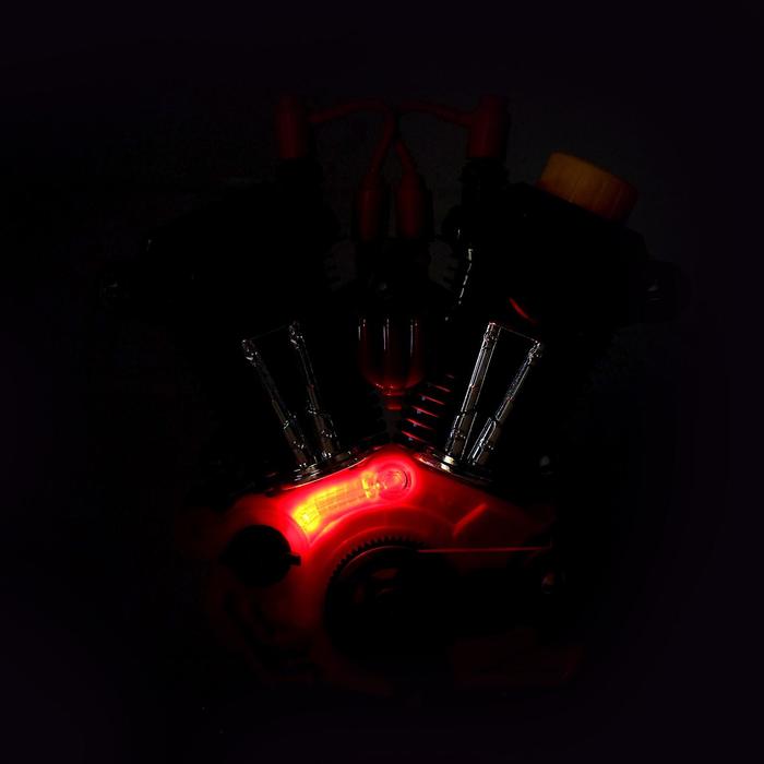 Конструктор «Двигатель внутреннего сгорания», световые и звуковые эффекты, 31 деталь - фото 1883239727