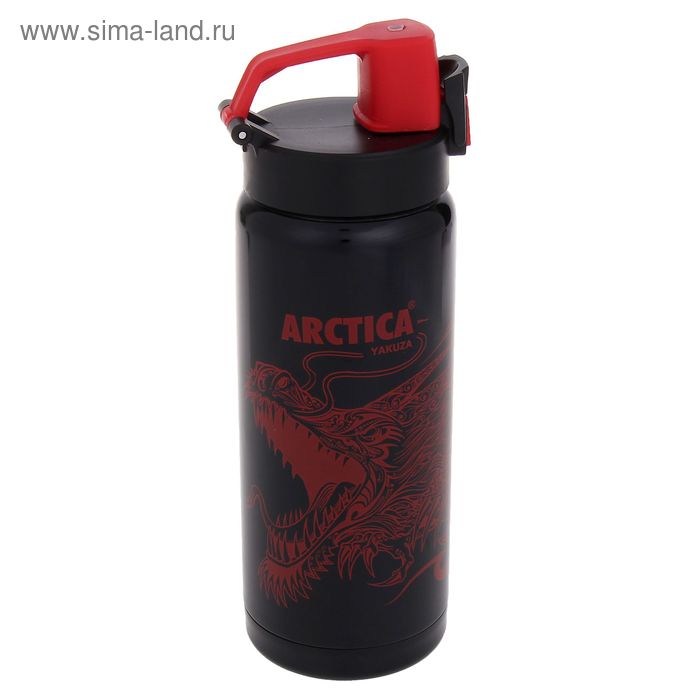 Термос-сититерм "Арктика", 500 мл, вакуумный, чёрно-красный - Фото 1