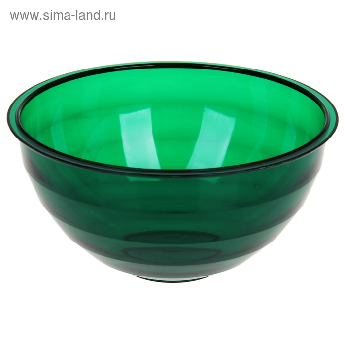 Салатник 1,8 л «Венеция», цвет зеленый полупрозрачный - Фото 1
