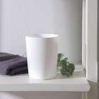 Стакан для зубных щёток Aqua, пластик, белый - Фото 2