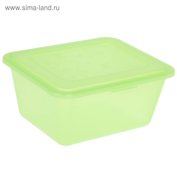 Контейнер для продуктов 1,2 л Deco, цвет зелёный - Фото 1