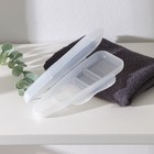 Футляр для бритвенного станка Voyage, пластик, прозрачный - Фото 6