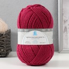 Пряжа "Аргентинская шерсть" 100% импортная шерсть 200м/100гр (088, брусника) - Фото 1