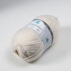 Пряжа для вязания спицами, крючком «Камтекс. Аргентинская шерсть», 100% импортная полутонкая шерсть 200 м/100 г, (205 белый) - Фото 2