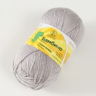 Пряжа "Бамбино" 35% шерсть меринос, 65% акрил 150м/50гр (008, серебристый) - Фото 2