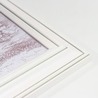 Фоторамка для фото 30×40 см Butte, сосна, (пластиковый экран), белый - Фото 2