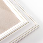 Фоторамка для фото 40×60 см Butte, сосна, (пластиковый экран), белый - Фото 3