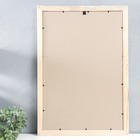 Фоторамка для фото 40×60 см Buffalo, сосна, (пластиковый экран), белый - Фото 3