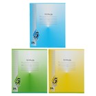 Тетрадь 24 листа клетка "Всегда на "5", картонная обложка, МИКС - Фото 1