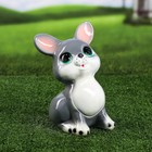 Садовая фигура "Зайка", глянец, керамика, 15х17х24 см - Фото 1