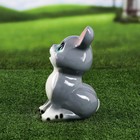 Садовая фигура "Зайка", глянец, керамика, 15х17х24 см - Фото 4