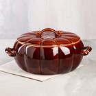 Жаровня с крышкой "Смак", керамика, 4 л - Фото 1