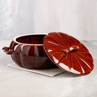 Жаровня с крышкой "Смак", керамика, 4 л - Фото 2