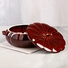 Жаровня с крышкой "Смак", керамика, 3 л - Фото 2