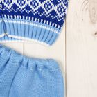 Комплект детский «Мишутка»: кофта с рейтузами, рост 80-86 см, цвет голубой - Фото 10