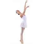 Юбка-солнце для гимнастики, сетка, размер 28, цвет белый - Фото 1