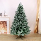 Искусственная ёлка голубая «Зимнее волшебство. Эксклюзив», 180 см, d нижнего яруса 130 см, 833 смешанные ветки шарнирные - Фото 2