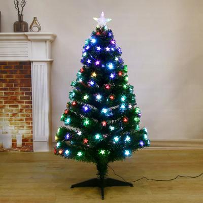 Искусственная ёлка «Зимнее волшебство. Звезда», 120 см, d нижнего яруса 65 см, 125 веток