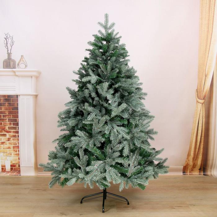 Искусственная ёлка голубая «Зимнее волшебство. Эксклюзив», 150 см, 481 смешанная ветка шарнирная - Фото 1