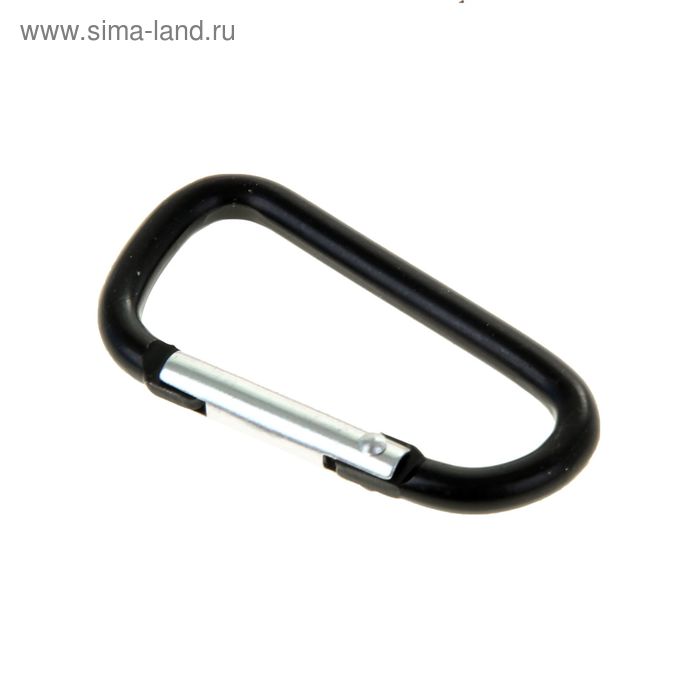 Карабин, 6 см, металл - Фото 1