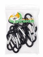 Карабин, 6 см, металл  (артикул 1120819)  большой выбор товаров оптом и в розницу по низким ценам с доставкой