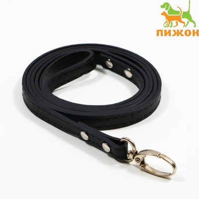 Поводок «Основа» 120×1 см, чёрный