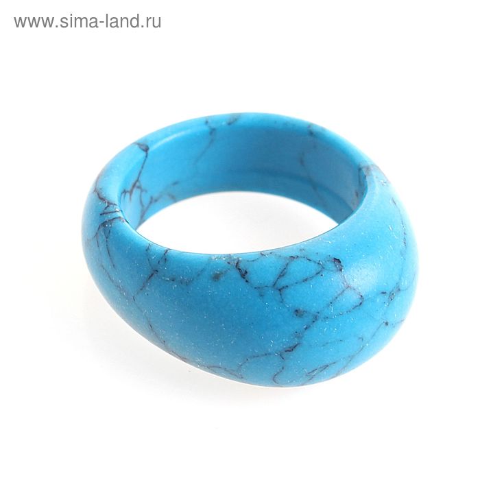 Кольцо литое «Бирюза» размер МИКС - Фото 1