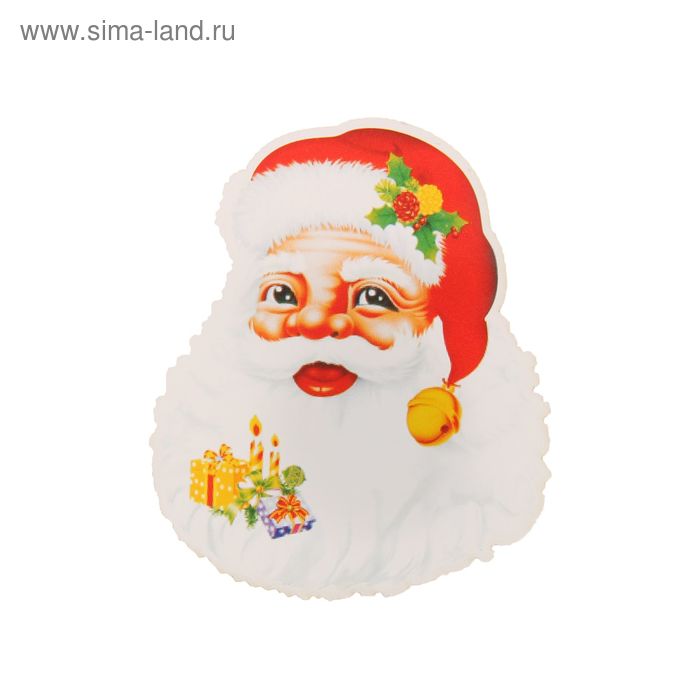 Карнавальный значок световой "Дед Мороз" с подарками - Фото 1