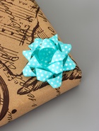 Подарочный Бант - звезда №5 в горох, для упаковки подарков, набор 12 шт. АССОРТИ - Фото 7