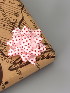 Подарочный Бант - звезда №5 в горох, для упаковки подарков, набор 12 шт. АССОРТИ - Фото 8