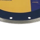 Диск алмазный отрезной ТУНДРА, сплошной, мокрый рез, 230×22 мм - Фото 3