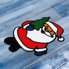 Наклейка на стекло "Дед Мороз в сапожках с ёлочкой" 14х11,5 см - Фото 2