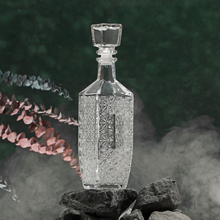 Графин-штоф «Барский», 500 мл, h=26 см, стекло, прозрачный - Фото 1