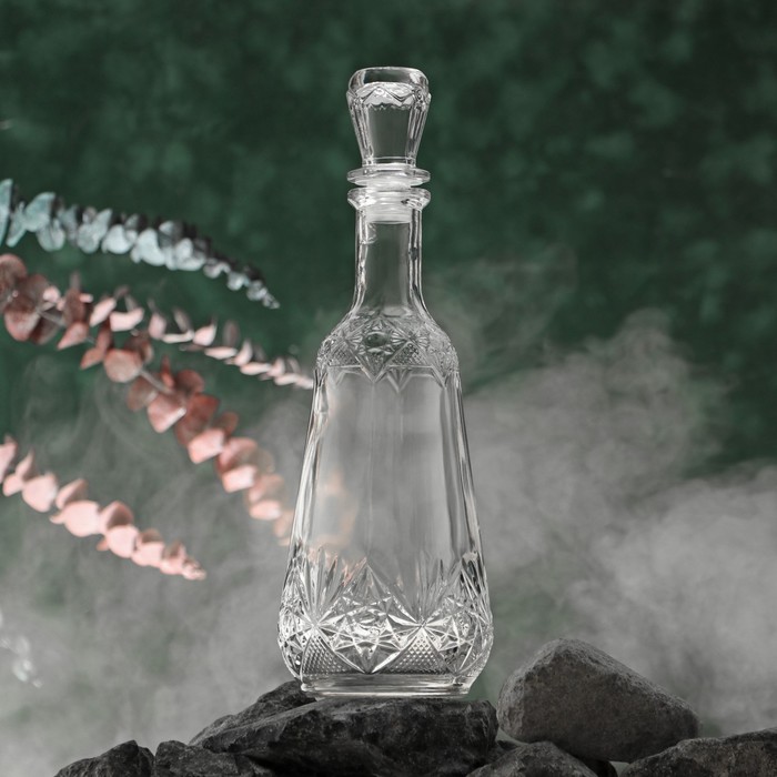 Графин-штоф «Классик», 500 мл, стекло, прозрачный - Фото 1