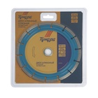 Диск алмазный отрезной ТУНДРА, сегментный, сухой рез, 180×22 мм, упаковка МИКС. - Фото 1