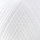 Пряжа для вязания спицами, крючком «ПНК Кирова. Ирис», 150 м/25 г, 100% мерсеризованный хлопок, цвет 0101 - Фото 5