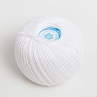 Пряжа для вязания спицами, крючком «ПНК Кирова. Снежинка», 230 м/25 г, 100% хлопок (0101 белый) - Фото 4
