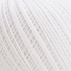 Пряжа для вязания спицами, крючком «ПНК Кирова. Снежинка», 230 м/25 г, 100% хлопок (0101 белый) - Фото 5