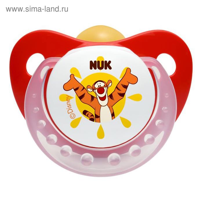 Соска-пустышка латексная ортодонтическая Disney, от 6 до 18 мес., цвета МИКС - Фото 1