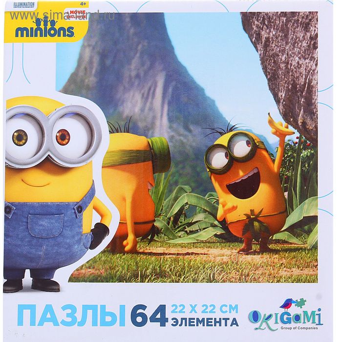 Пазл "Minions. Банан", 64 элемента - Фото 1