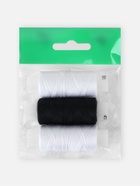 Нитки «Домино», 45ЛЛ, 150 м, набор 3 шт., чёрный/белый МИКС - Фото 5