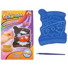 Гравюра форменная А5 "Кораблик" с полноцветной основой - Фото 2