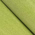 Бумага для упаковок и поделок, гофрированная, фисташковая, зеленая, однотонная, двусторонняя, рулон 1 шт., 0,5 х 2,5 м - Фото 2