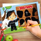 Гравюра-загадка "Зоопарк" - Фото 1