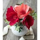 Бумага для упаковок и поделок, гофрированная, светлая, персиковая (камелия), розовая, рулон 1шт., 0,5 х 2,5 м - Фото 5